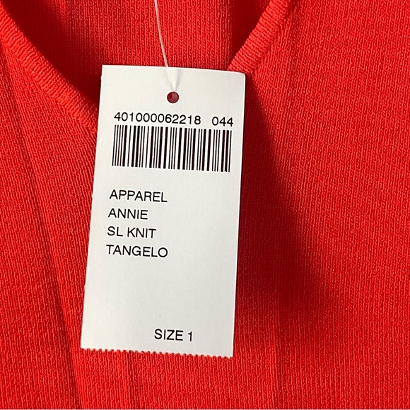 Chico’s Design Apparel Annie Sleeveless Knit Tangelo Red; NWT; M/8 - Picture 8 of 11